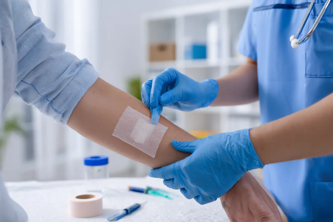 cinta quirúrgica de tela de algodón