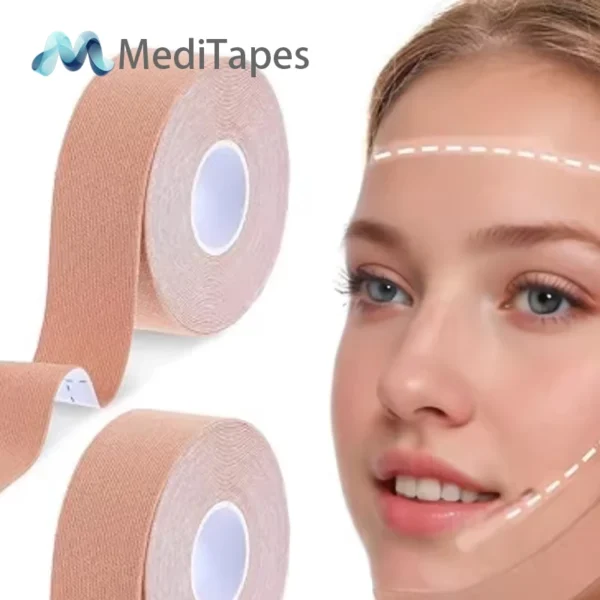 Cotton Face Tape for Wrinkles & Skin Tightening - Custom Logo Tape