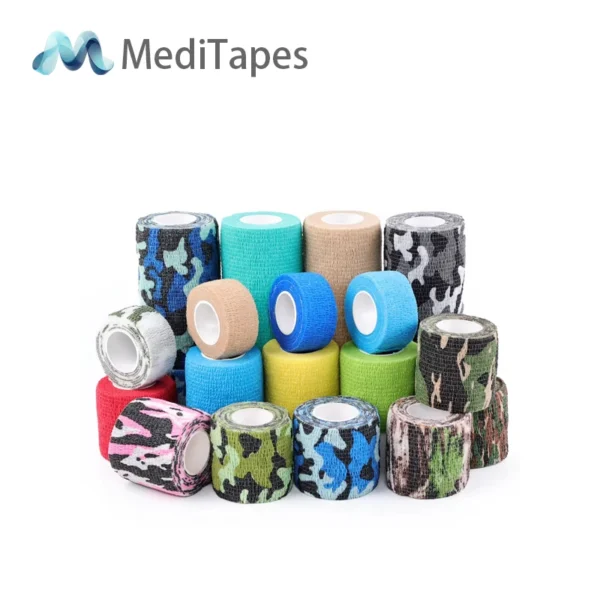 Custom Printed Cohesive Bandage - OEM Logo Vet Wrap Manufacturer