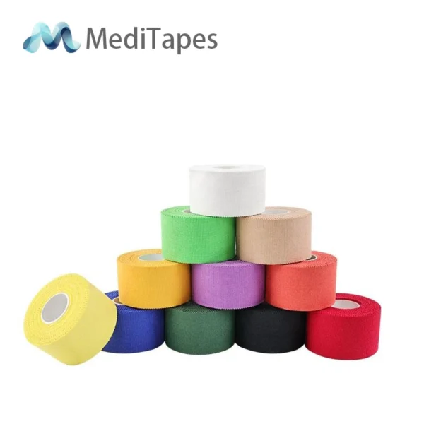 Strapazierfähiges Baumwoll-Sporttape, starres Klebeband für Knöchelbandagen