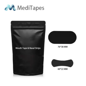 Tiras de cinta bucal de algodón hipoalergénico para dormir - Fabricación OEM