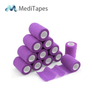 Kohäsive Bandage in medizinischer Qualität - Atmungsaktiver Wundverband aus Vliesstoff