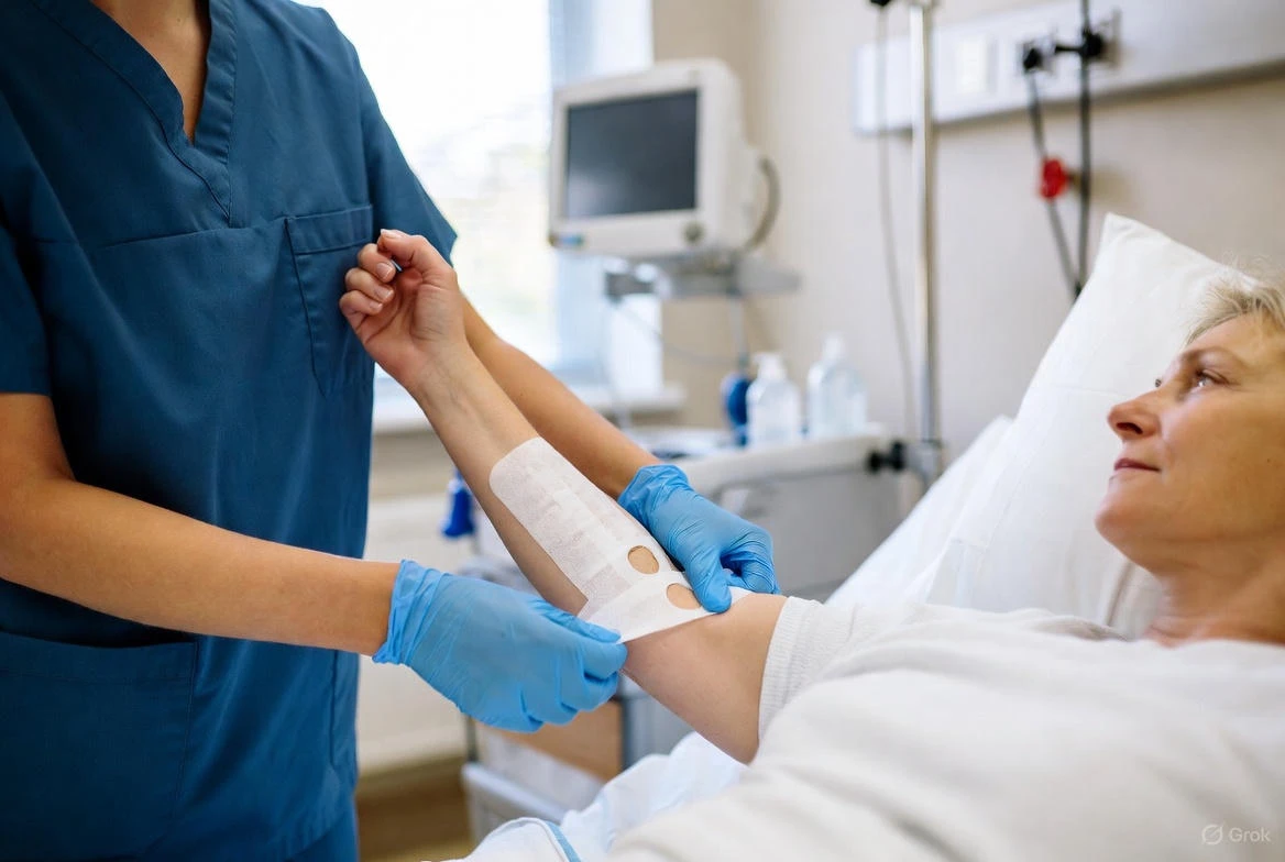 cinta microporosa no tejida