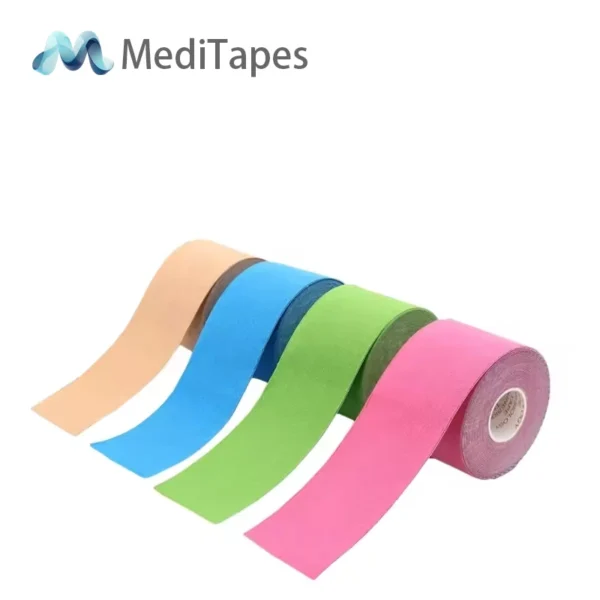 Pre-Cut Cotton Kinesiology Strips & Rolls - Sports Injury Prevention