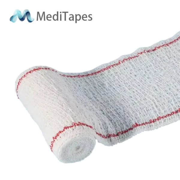 Sterile Elastic Crepe Bandage Roll with Clips - OEM Available