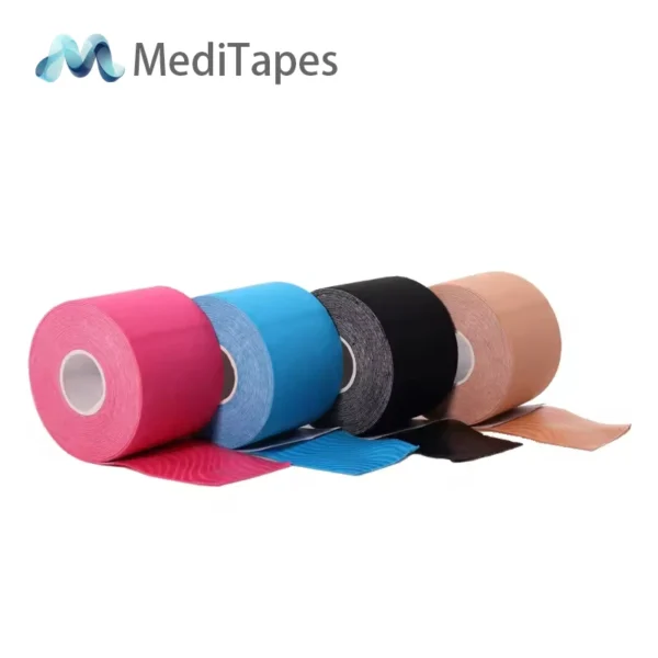 Waterproof Synthetic Kinesiology Tape Pre-cut & Roll Manufacturer