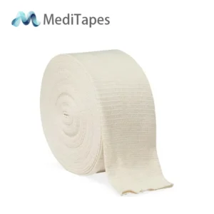 White Skin-Friendly Tube Bandage - Soft Cotton Protective Sleeve