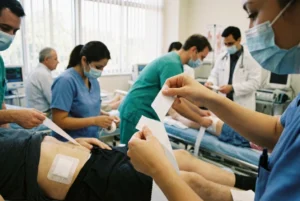 zig-zag edge surgical silk tape