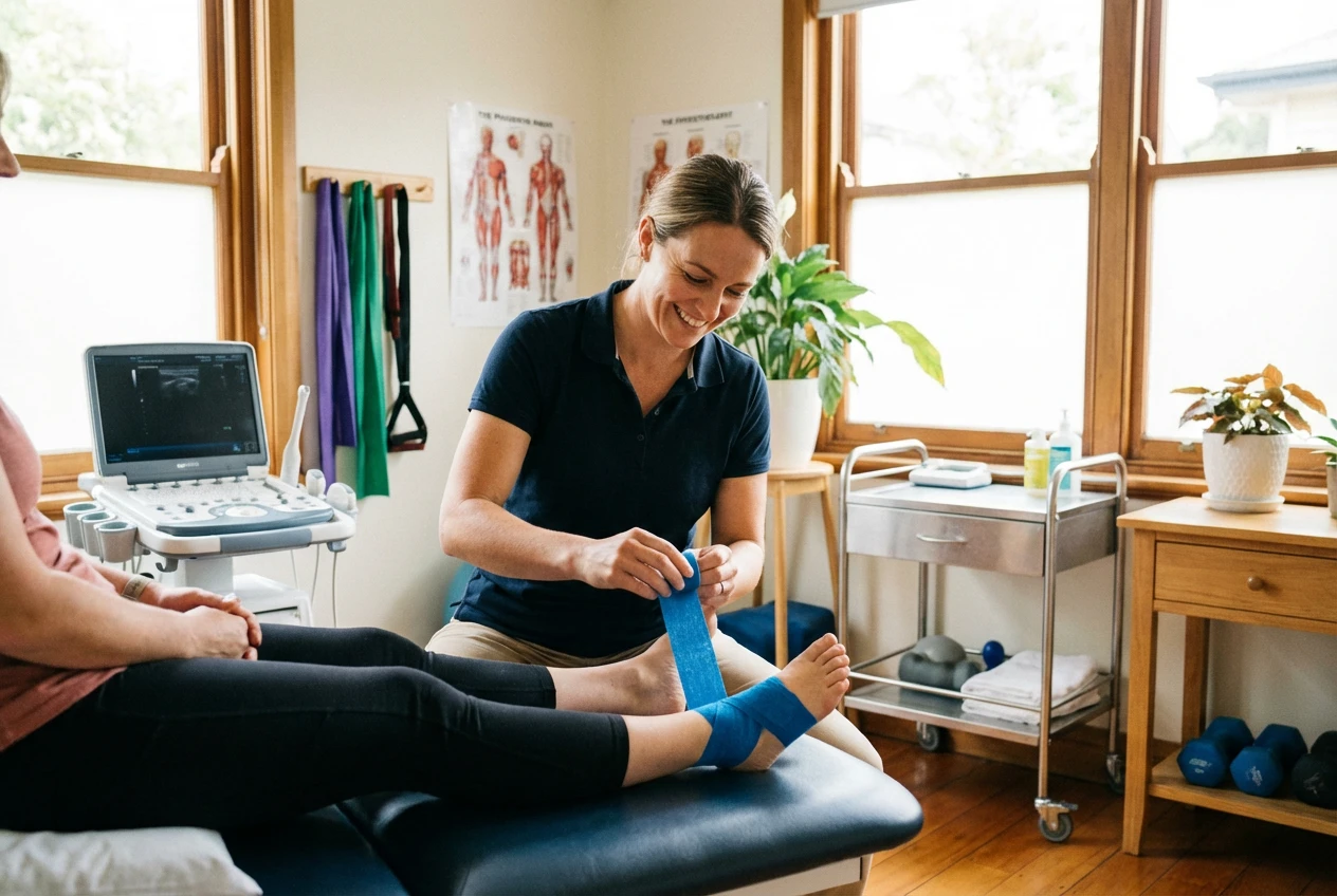 Applying Cohesive Bandages for Sprains: Physio Guide 2026