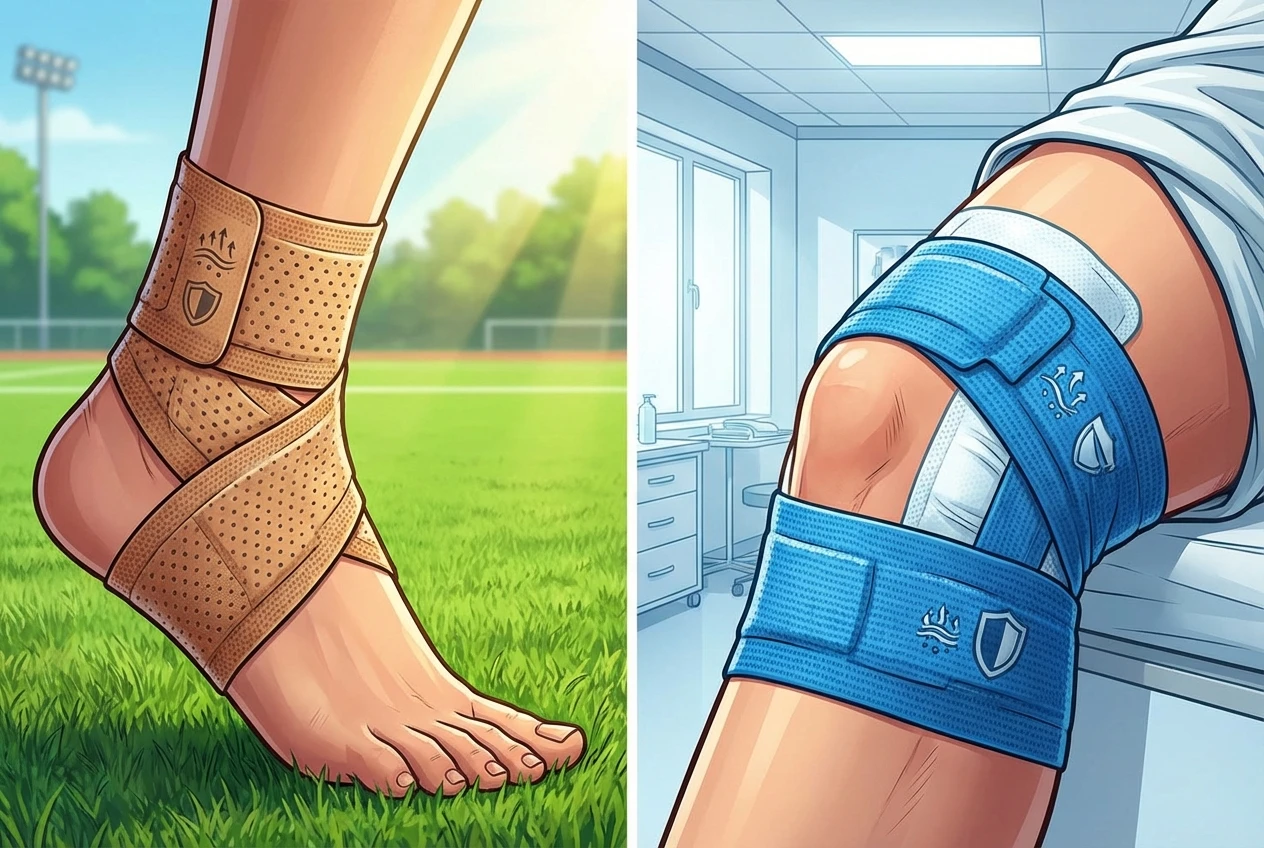 Die 5 wichtigsten Merkmale, auf die Sie bei einer hochwertigen selbsthaftenden Bandage achten sollten