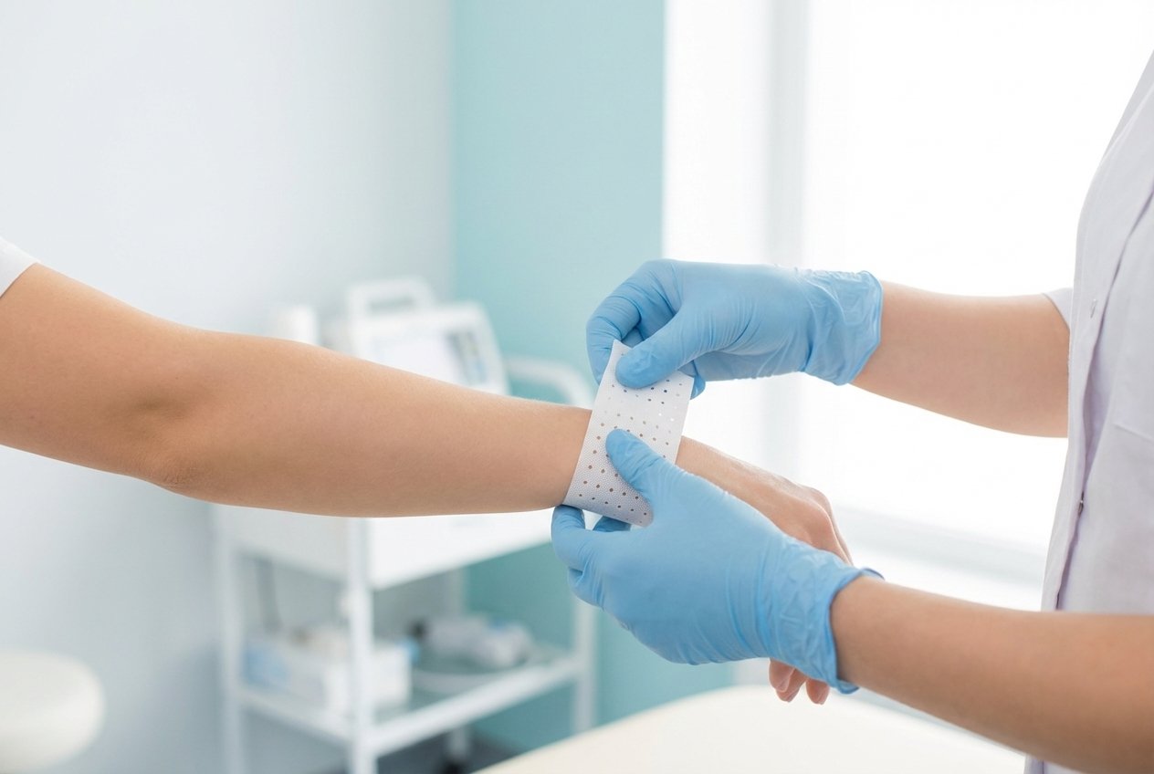 hypoallergenic adhesives in perforated medical tapes