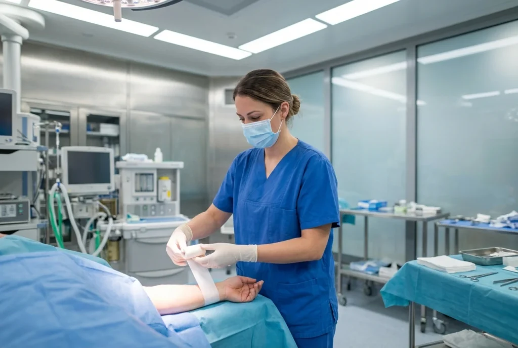 cinta de espuma quirúrgica sin látex