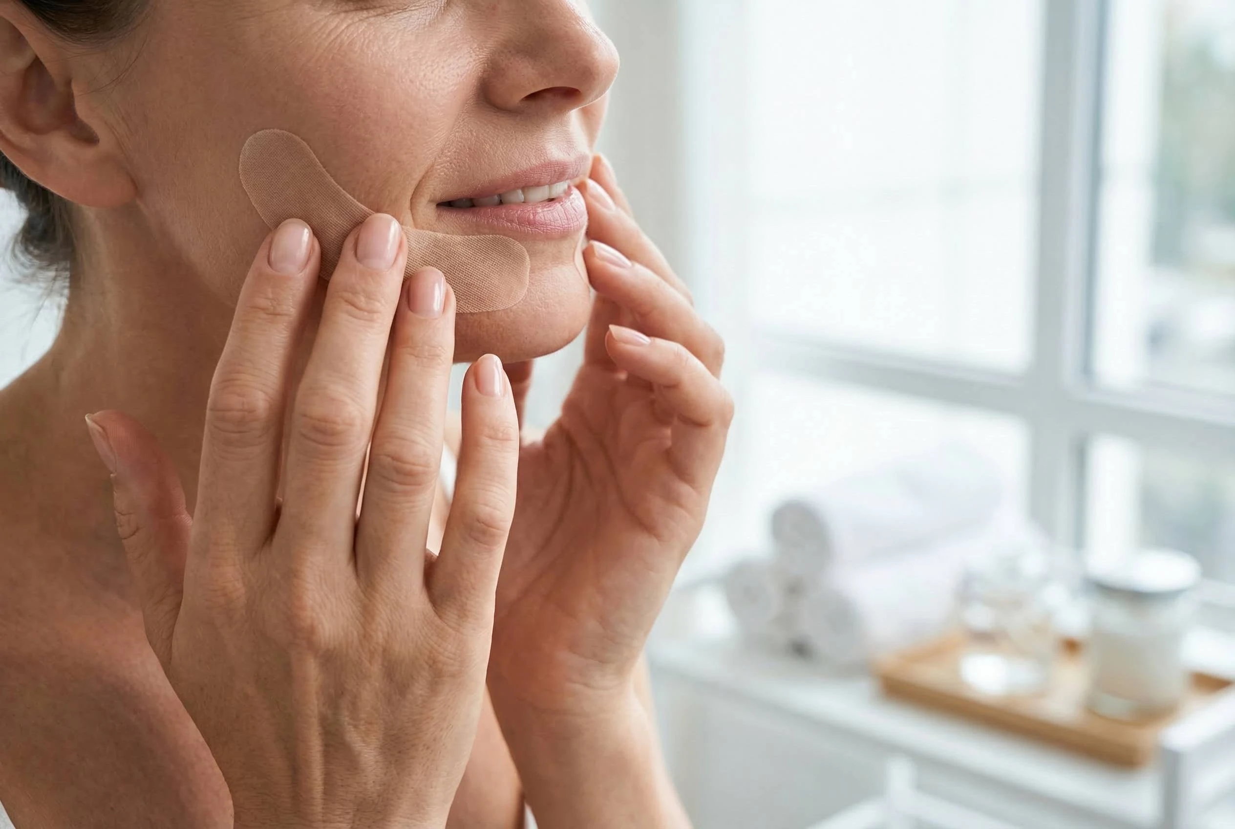 spa face patch wholesale kinesiology facial wrinkle patch from MediTapes