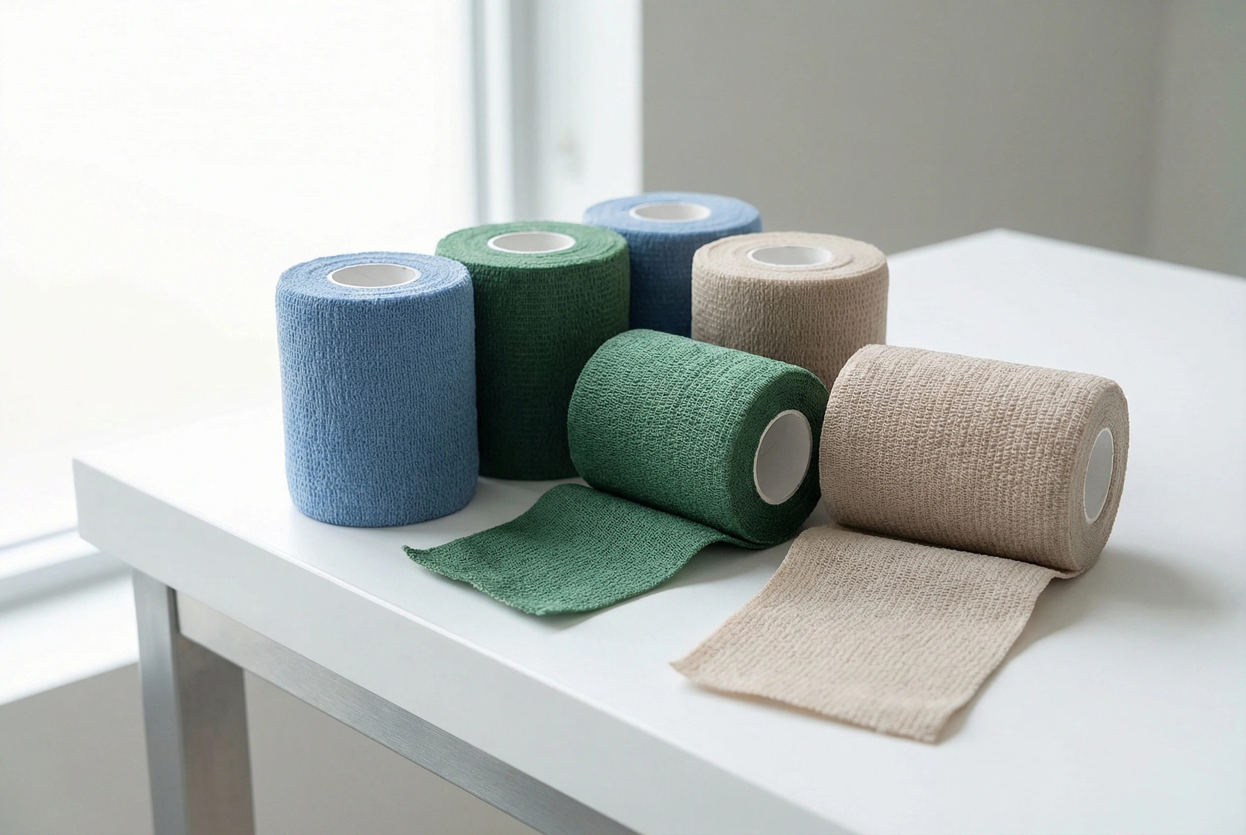 no-chew vet wrap roll showing bitter coating and self-adhesive texture