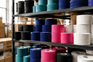 sports tape market trends 2026 colorful cotton athletic tape rolls on wholesale warehouse shelves